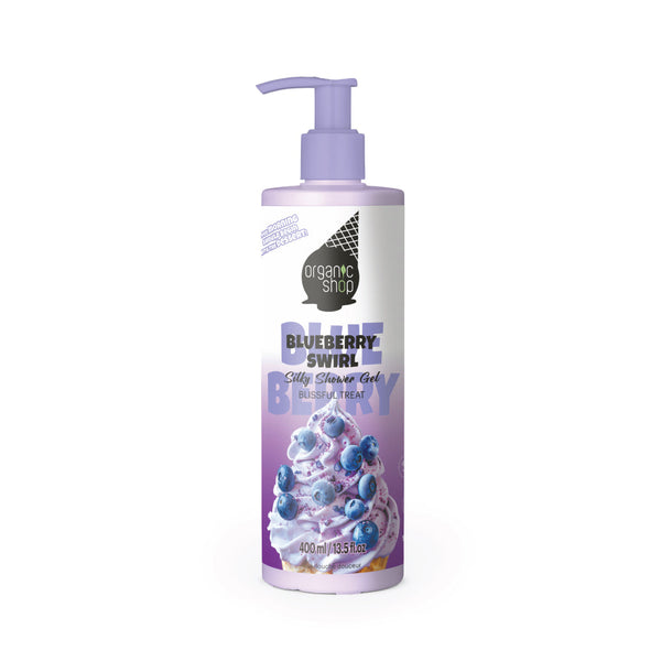 Gel doccia vellutante Blissfultreat Blueberry Swirl, 400 ml