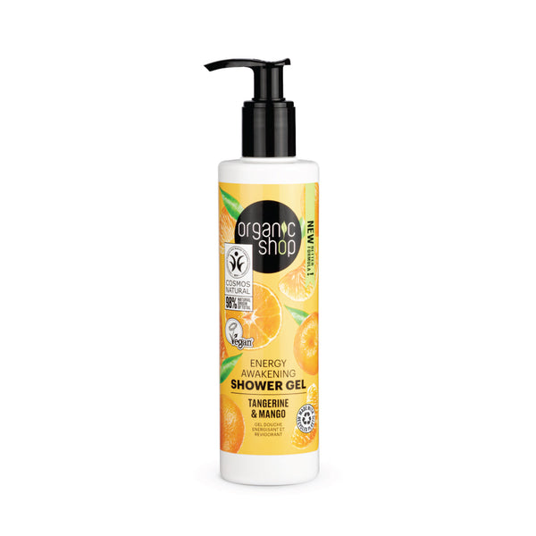 ORGANIC SHOP gel doccia risveglio energetico mandarino e mango, 280 ml