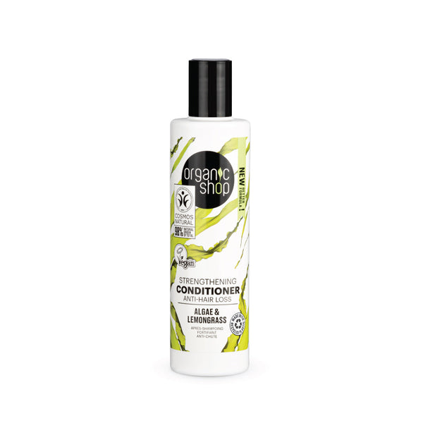 ORGANIC SHOP balsamo rinforzante anti caduta capelli alga e citronella, 280 ml