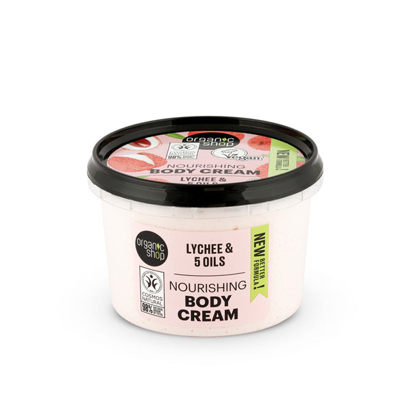 ORGANIC SHOP crema corpo nutriente lychee, 250 ml