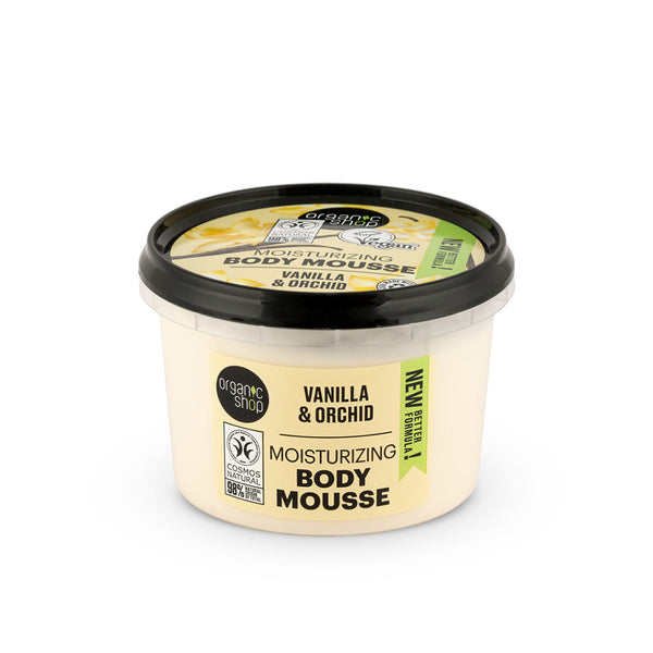 ORGANIC SHOP mousse corpo idratante vaniglia, 250 ml