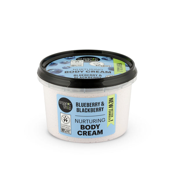 ORGANIC SHOP crema tonificante mirtillo e mora, 250 ml