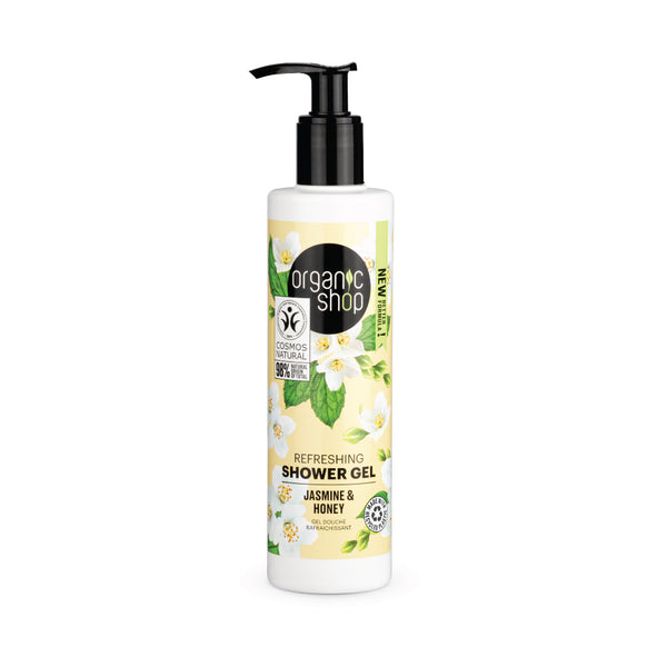 ORGANIC SHOP gel doccia rinfrescante gelsomino e miele, 280 ml
