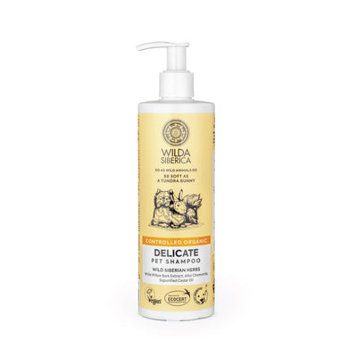 Shampoo biologico Delicate controllato per animali domestici, 400 ml