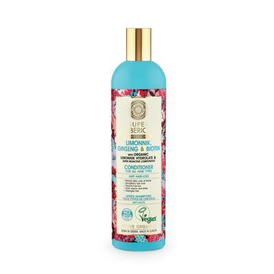 Balsamo per tutti i tipi di capelli limonnik, ginseng e biotina, 400 ml