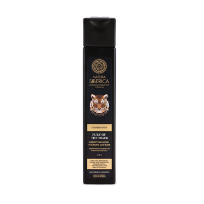 Shampoo energizzante per corpo e capelli Fury of The Tiger, 250 ml