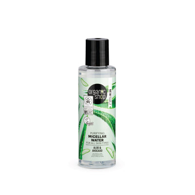 Acqua micellare purificante per tutti i tipi di pelle Avocado e Aloe, 150 ml