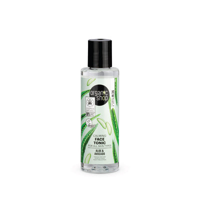 Tonico viso lenitivo per tutti i tipi di pelle Avocado e Aloe, 150 ml