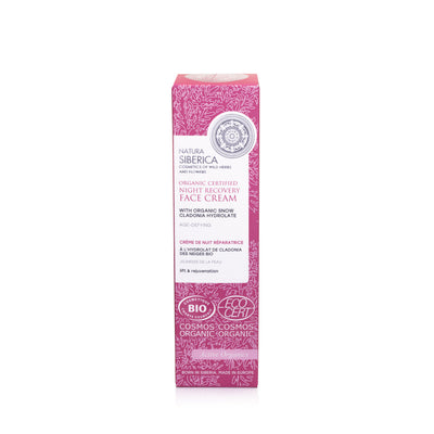 Crema viso ripristinante notte anti età con idrolato di cladonia, 50 ml