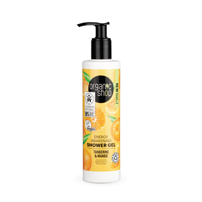 ORGANIC SHOP gel doccia risveglio energetico mandarino e mango, 280 ml