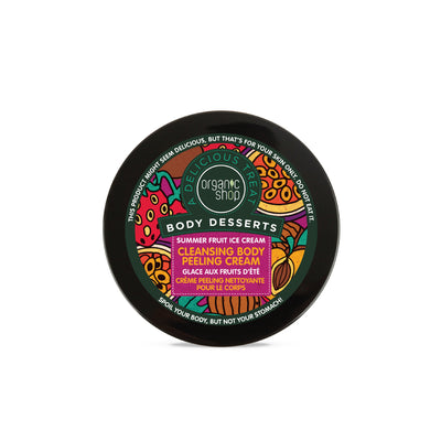 ORGANIC SHOP Body Desserts crema esfoliante gelato ai frutti estivi, 450 ml