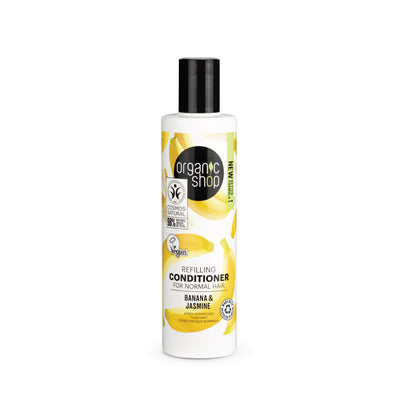 ORGANIC SHOP balsamo rivItalizzante per capelli normali banana e gelsomino, 280 ml