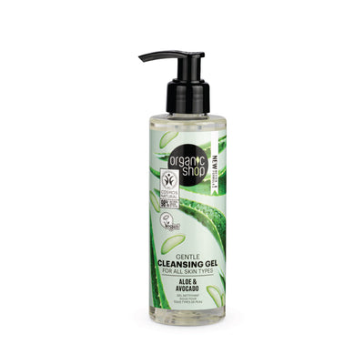 ORGANIC SHOP esfoliante delicato per tutte le pelli avocado e aloe, 200 ml